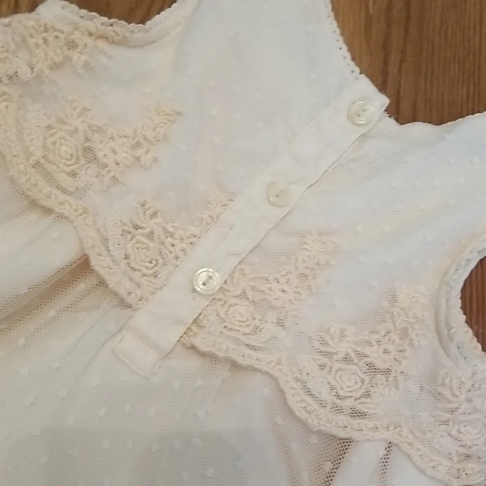 Vgt Storybook Heixlooms‎ lace peach dress size 2t